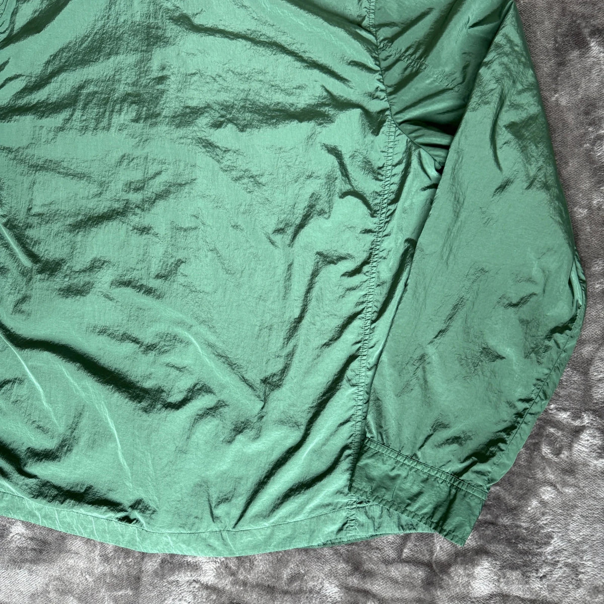 C.P. Company green overshirt with Chrome-R pocket and lens detail, brand new condition.