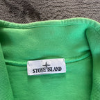 Authentic Stone Island Green 3/4 Zip Sweater – Medium
