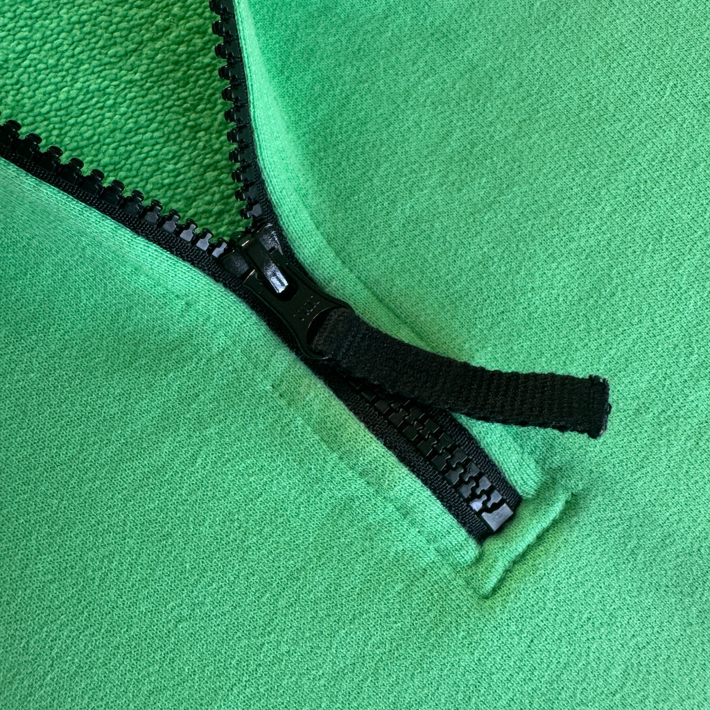 Authentic Stone Island Green 3/4 Zip Sweater – Medium