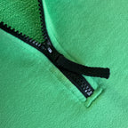 Authentic Stone Island Green 3/4 Zip Sweater – Medium
