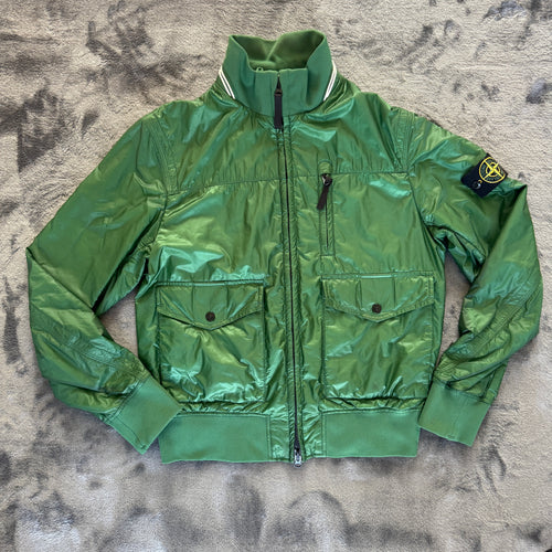 Authentic Stone Island Men’s Micro Ripstop Tyvek Shield Jacket – Green – Medium