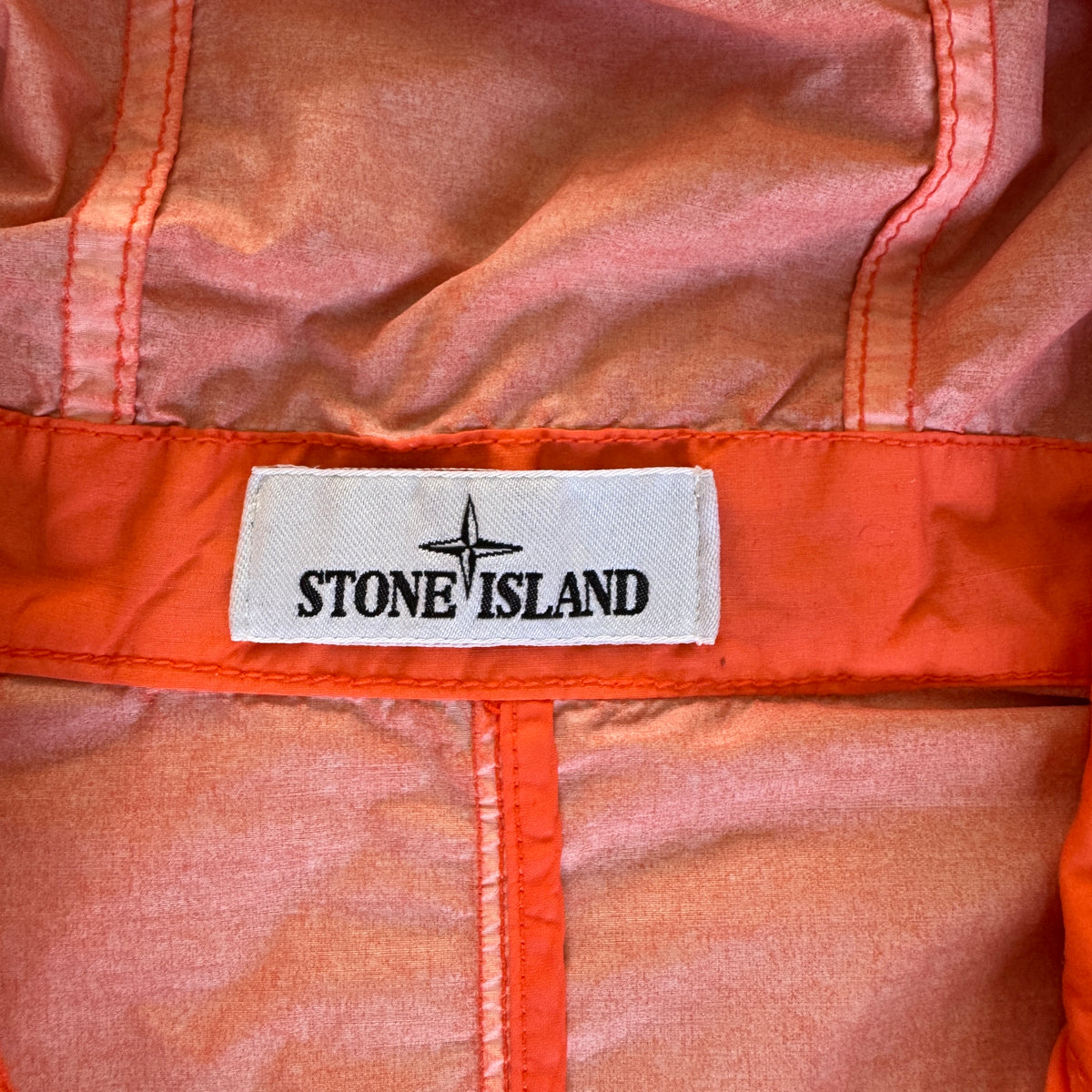 Stone Island Naslan Light Watro Hooded Jacket – Medium - Coral